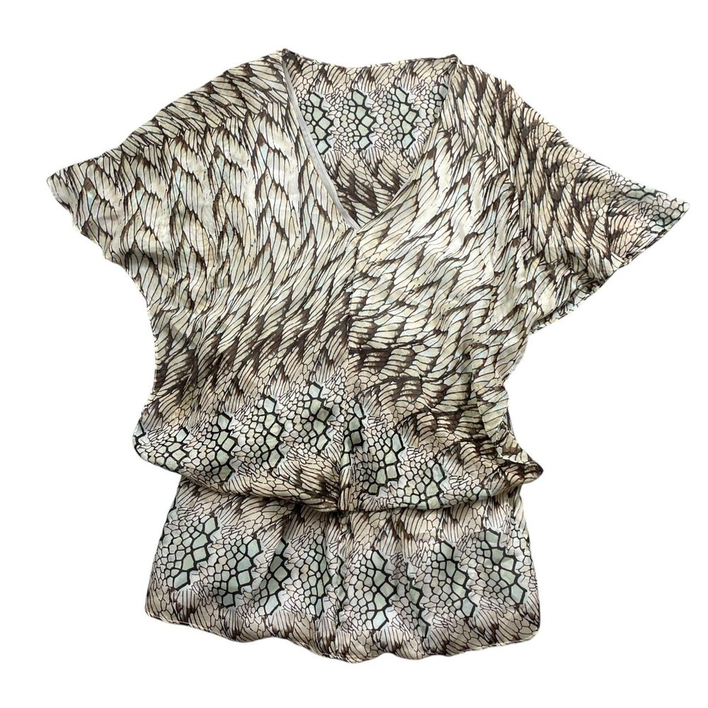 MM Couture by Miss Me Small 100%‎ Silk Lined in Polyester